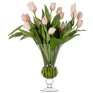 Tulip in High Footed Glass