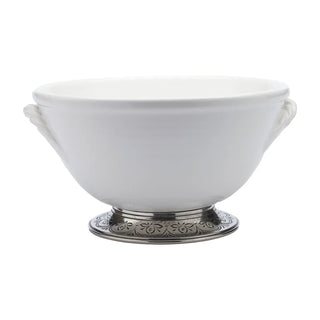 Tuscan Footed Bowl w/ Rope Handles