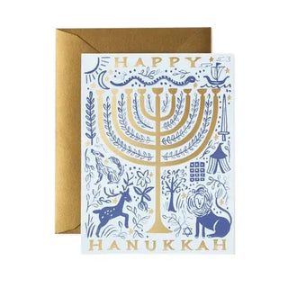 Twelve Tribes Menorah Card