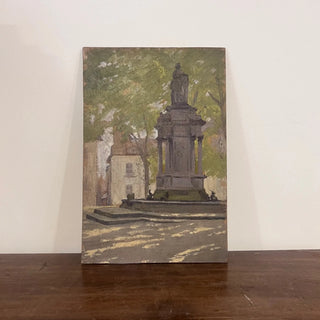 Unframed Oil Painting on Board - D'Henrie A. Solilier (1886 - 1966)