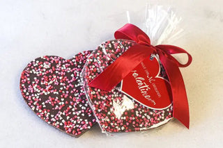 Valentine's 5oz Milk Chocolate Heart with Heart Sprinkles