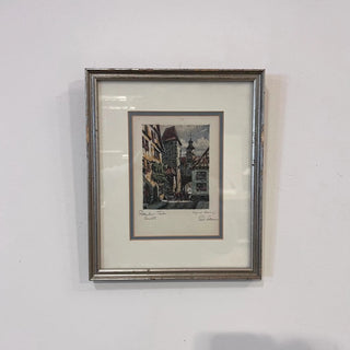 Watercolor Block Print - Signed in Graphite