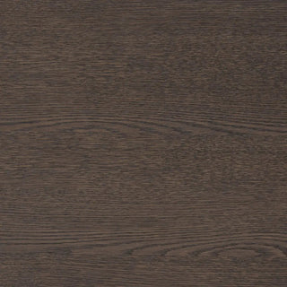 Detailed view of the textured oak veneer finish on a modern black oak sideboard.