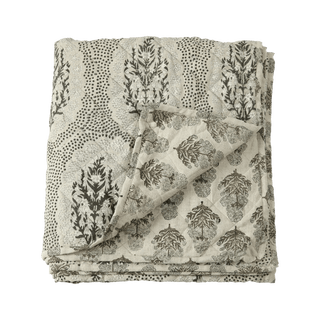 Winfleur Marigold Graphite Coverlet