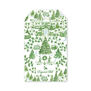 Winter Toile Gift Tags