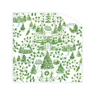 Winter Toile Wrapping Paper Roll