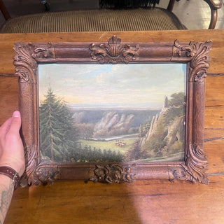 Woodland Overlook - Oil Landscape