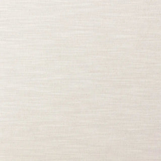 Zoomed-in view of the light linen fabric used on the queen-size upholstered bed, highlighting its fine weave.