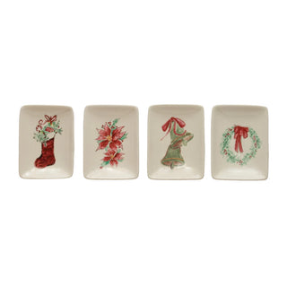 Stoneware Dish w/ Holiday Image