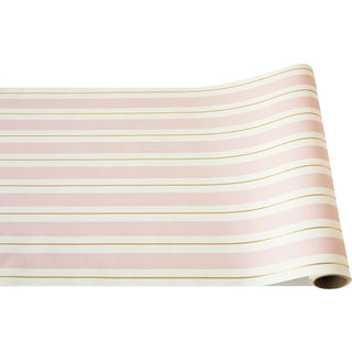 Pink & Gold Awning Stripe Runner