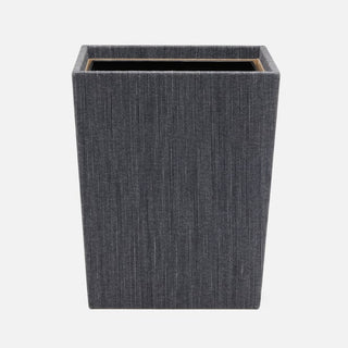 Office wastebasket made of cotton jute.