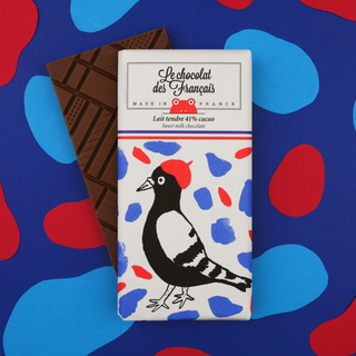 Le Chocolat des Français: 41% Milk Chocolate Bar - Oiseau