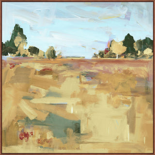 Artwork Rustic Flower Field II Framed Art